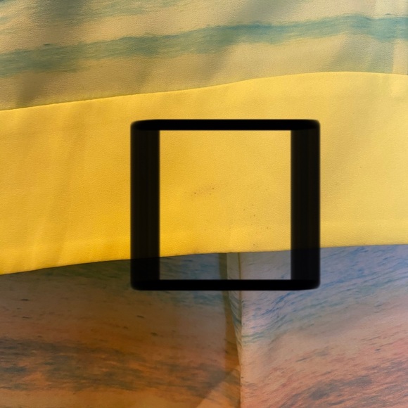 Ted Baker Skirt Women’s Sz 3 Multicolored A-line Striped Flaw Shown in Pics - Picture 11 of 12